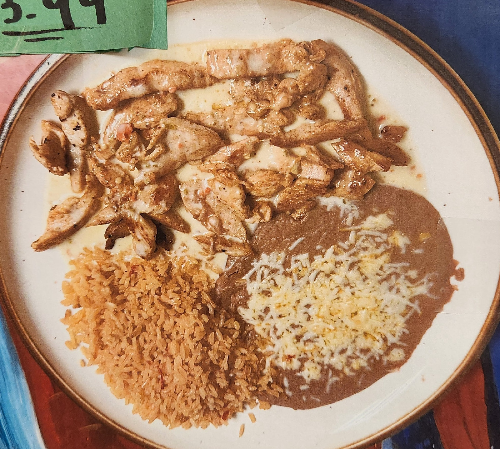 Pollo Con Queso